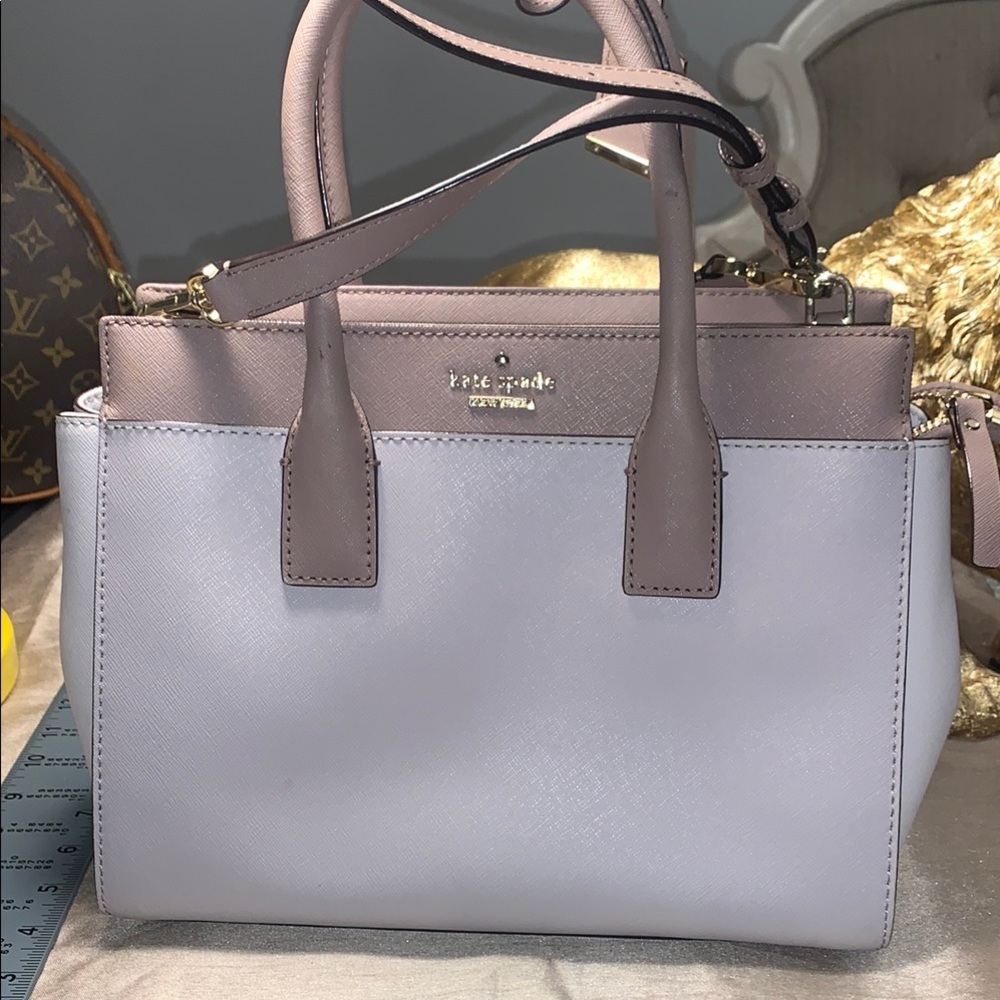 Kate Spade Pink and Lavender Women's Bag LIKE NEW SAFFISNO LEATHER - Picture 1 of 16